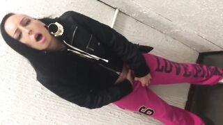 SMASHED CHAV TEEN BITCH GETS USED IN CAR PARK