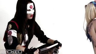 Birds Of Prey - Harley Quinn & Katana Lesbian Bang