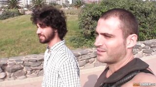 Beach babe julia roca rides and cums all over penis