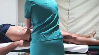 FAKE HOSPITAL - Immoral doctors squirt and get cum all over the place