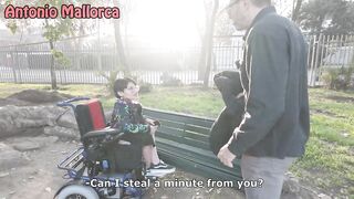 Exotic Wheelchair Cripple Bitch Gets Pick Up in Public! - TU COJA FAVORITA