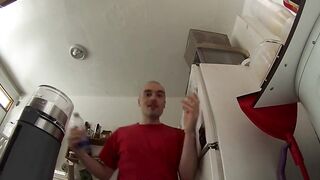 Talkative Chap Ejaculates and Talks Some More