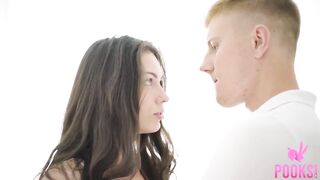 Cum loving coed Natalie gets her butthole rimmed and dicked!