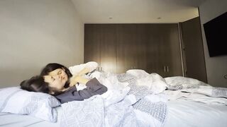 I want to do it quickly in advance of my husband gets out of the shower.