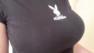 Huge milky boobs my wife