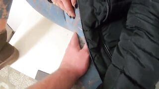 Cum-Stained Downjacket & Rough Fuck – Facefuck, Anal Fingering & Impure Finish