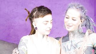 Shy Tattooed Rock Teen’s first Anal Orgasm with Doxy Fingering