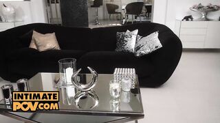 POV - Banging your new neighbor Karina King with your GF Zlata Shine