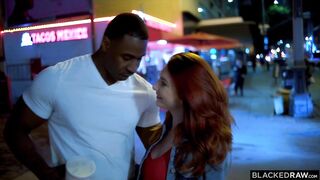 BLACKEDRAW Redhead Lacy Takes On Massive BBC