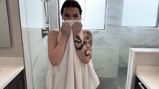 Spying On My All Natural Big Titties Stepsis - Jade Harper - Luke Cooper