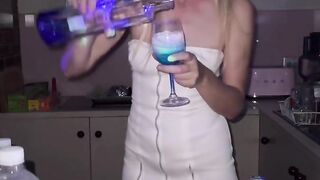 Hot party MILF stepmom gets creampie from young cub