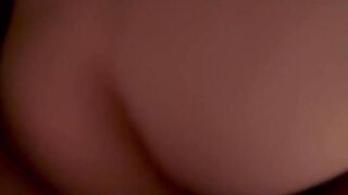 Hot thick golden-haired makes me cum on her bubble butt