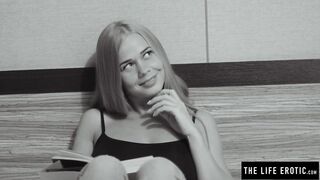 Nipple clamps, ball gag and a riding crop make for a great day