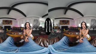 UP CLOSE VR - YOU Watch Your Sexy Wife Nina White Screw Her Stallion Personal Trainer - CUCKOLD POV