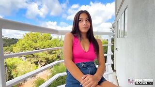 Pastor's Daughter Kate Legend Screws Outdoors on a Public Hiking Trail