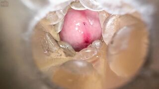 Giant Creampie with Inner View during the time that Screwing Fleshlight, Moaning and Smutty Talking - fap2it