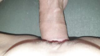 Mijn kut lekker gevuld met zaad sperma creampie.