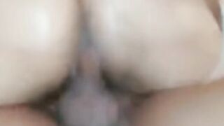 Stepsister sit on top and took all the cum inside her wet warm constricted snatch