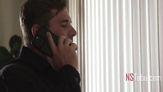 Cute 19yo Golden-haired Screwed By Stepdads Friend Babysitting Her