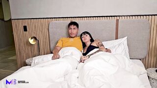 Cuckold Wife Secretly Screws Her Husband's Friend Next to Him - Max Betancur and Luna Vitaler