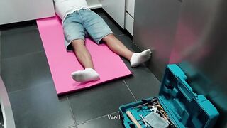 My stepmother bangs my best friend, the plumber.