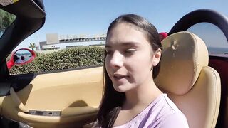 Violet Starr Teases Her Boyfriends Stepdad with Her Natural Melons