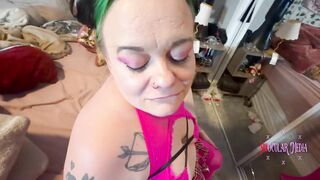 Busty Emo Girl Yummy Havoc takes first Suprise Anal Creampie