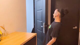 My boyfriend screws her college friend on my couch, next to me, English captiony