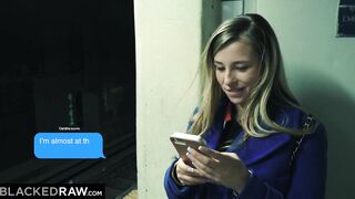 BLACKEDRAW Tiny golden-haired destroyed by the huge Shlong youve ever seen