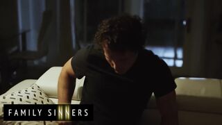 FAMILY SINNERS - Brunette Stepsister Gets Wild With Her Stepbrother When No One Else Is Home