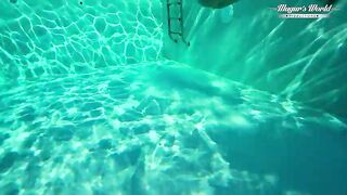 All Natural MILF Julia North Underwater Anal in the pool