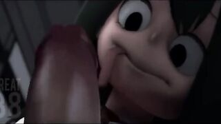 ASUI'S NEW QUIRK! FUTANARI TSUYU X URARAKA