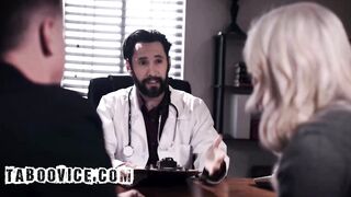 Lewd Doctor Impregnate MILF In Front Of Husband - Kenzie Taylor