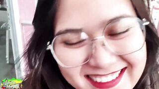 Public blow job-job from my girlfriend during the time that the neighbors watch me cum in her mouth.