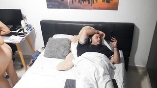 I change raiment with my stepfather and this man doesn't look at me