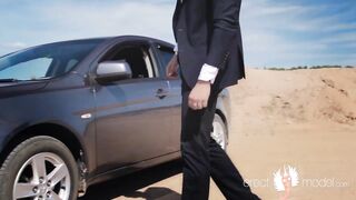 Homo blonde porn with exposed muscle man playing the main role