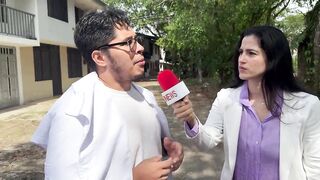 Reporter offers her butt for the scoop of the recent news! Hardcore sex!