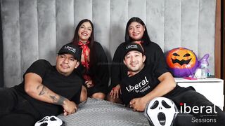 A foreplay in advance of sharing their wives.