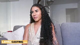 Real Latina Girl With Big Booty Shows Her Skills In Fake Try-out