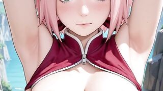 Sakura and Naruto having joy when no one’s watching, Comics