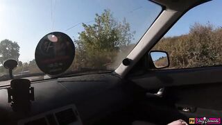 Nice-looking schoolgirl banged in the mouth and vagina on the way home from school