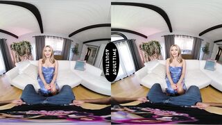 UP CLOSE VR - YOU Creampie Sexy Busty Blonde Nicole Aria After This sweetheart Savagely Rode Your Dick - POV