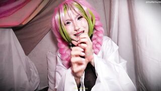 Mitsuri Cosplay – Cute Asian Whore Rough Banged by Big Dong & Creampie