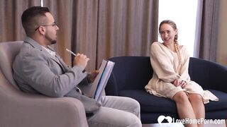 White lingerie made me rocking hard