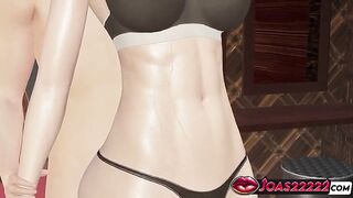 Ideal Body Fitness Beauty Jennifer in Black Bikini - 3D Animation Featuring Fucking Her Perfect Butt and Constricted Twat Ending with Cum All Over Her Body
