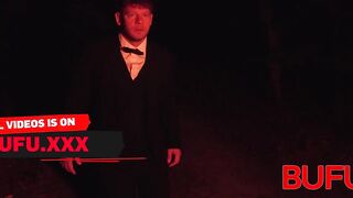 BUFU XXX. Golden-haired hot witch Veronica Leal used all her holes by a massive penis