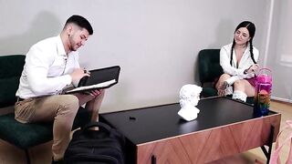 Horny student bangs her teacher in exchange for good grades - Sara Films