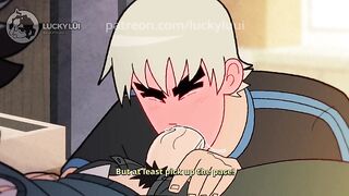 Straight guy bottoms for the first time (Wallace x Todd) [Scott Pilgrim - Gay]