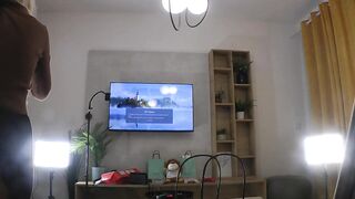 Hawt Hot Marvelous Golden-haired with All Natural Big Boobs Comes for a Fashion Try on Haul Turns Into Softcore Porn Casting