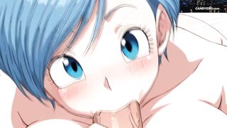 Bulma's Perfect Lips Wrapped Around His Dong – Slowly, Deeply, Passionately - AI Generated